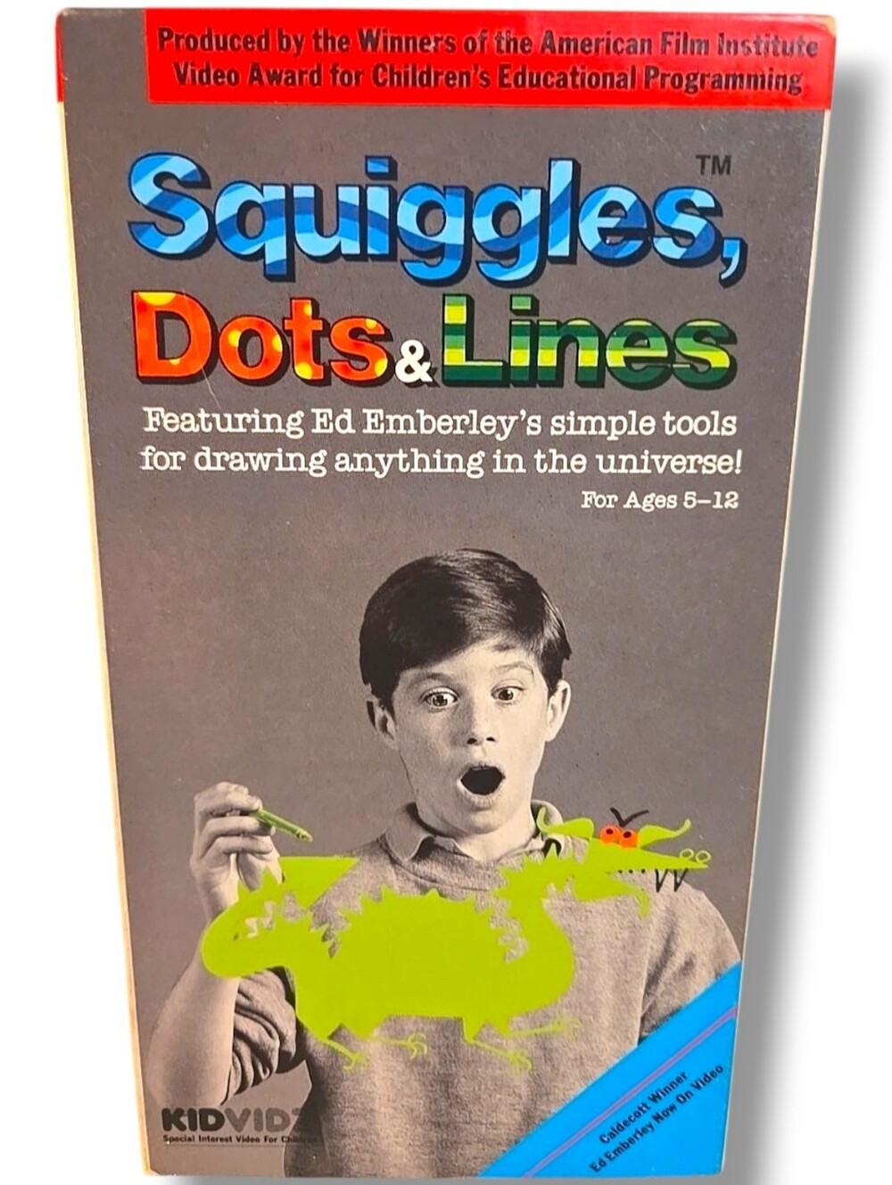 Squiggles, Dots & Lines VHS Kidvidz Learn to Draw